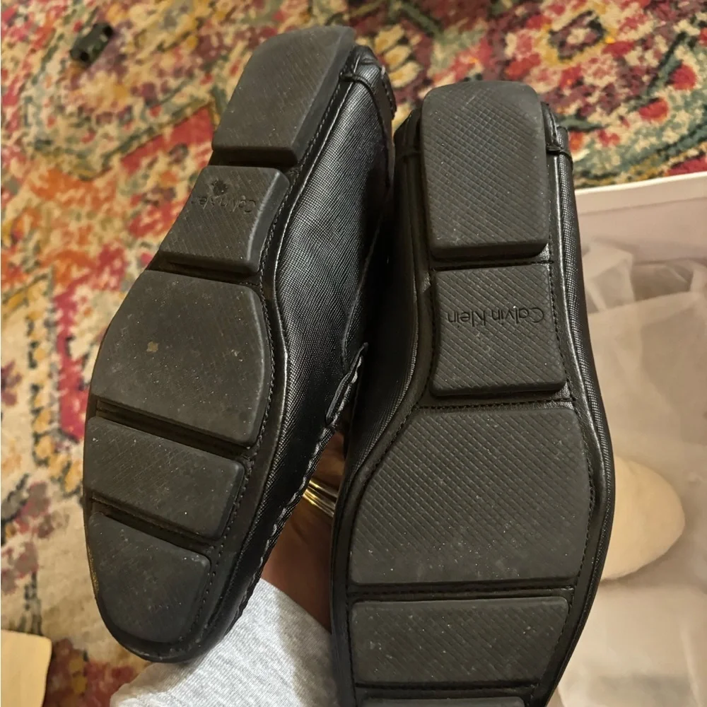 Calvin Klein magnus weave emboss loafers men's 8